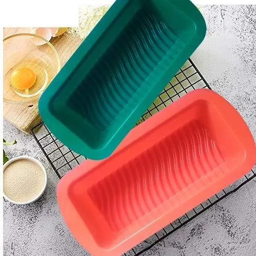 0772 Silicone Square Baking Loaf Mould Tray