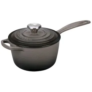 1.75qt Signature Cast Iron Saucepan Oyster