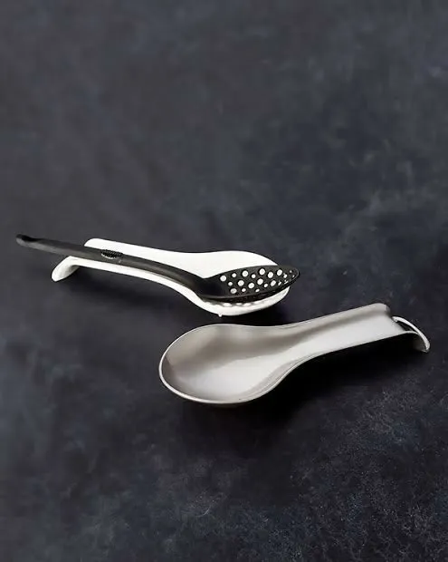 2 Pcs Plastic Spoon Rest