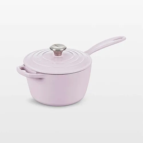 2.25qt Signature Cast Iron Saucepan Shallot