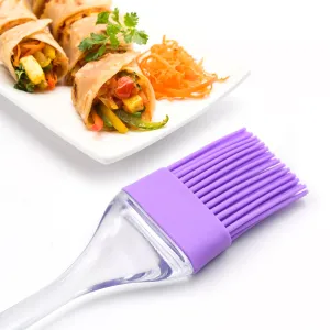 5883  Silicone Pastry Brush Heat Resistant Basting Baking Brush, Kitchen Silicon Oil Basting Brush Multi-Purpose Silicone Durable Easy Use | Oil Cooking Brush for Grilling, Tandoor, Cooking, Baking, BBQ/Brush for Cooking (1Pc, 22 Cm)