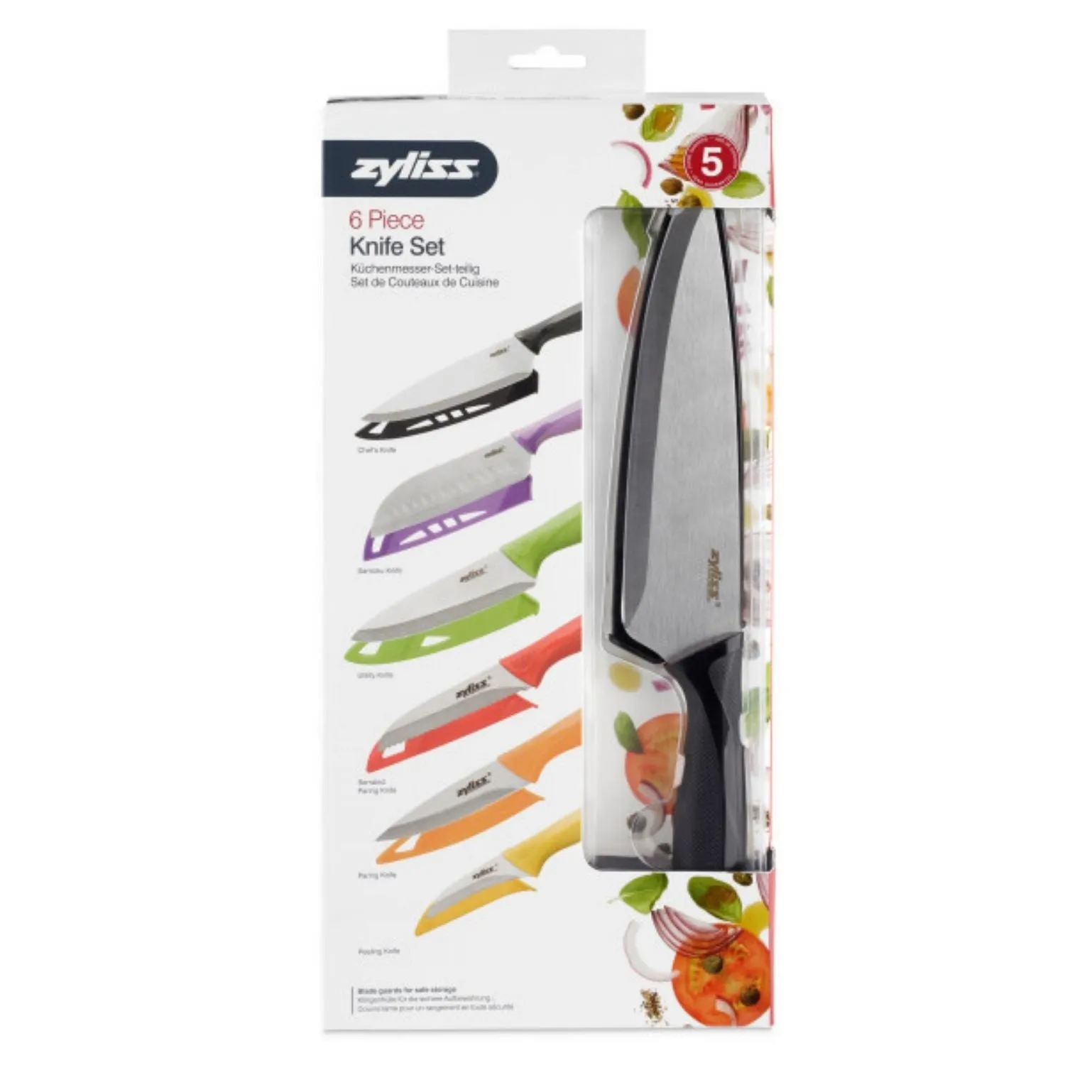 6 Piece Knife Set