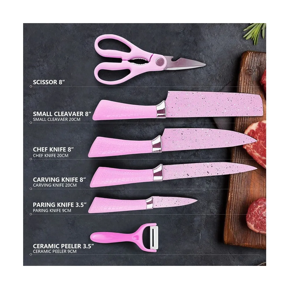 6Pcs Kitchen Knives