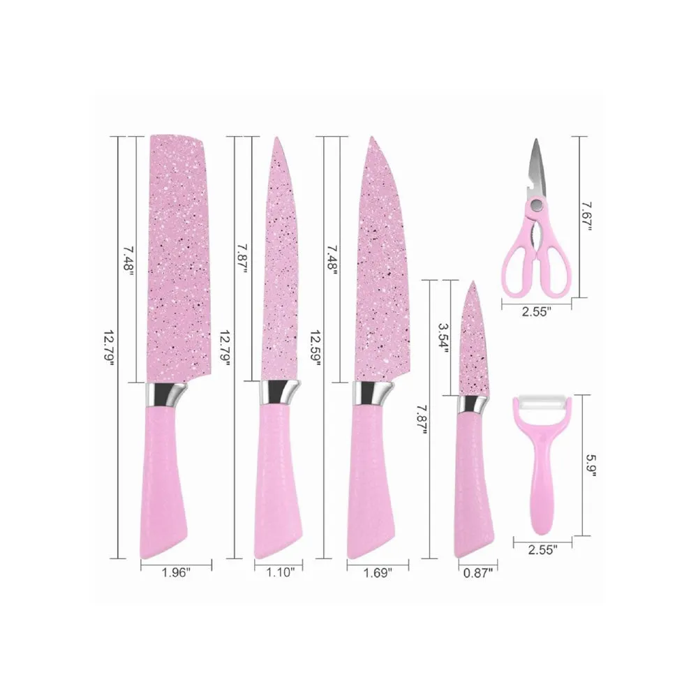 6Pcs Kitchen Knives