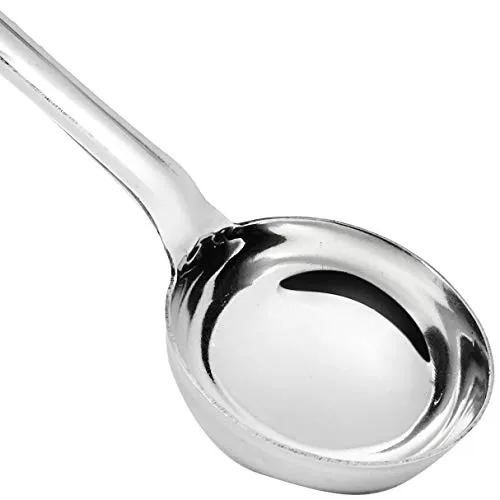 Amazon Brand - Solimo Stainless Steel Basting/Serving Ladle Set (2 pieces),25 centimeter