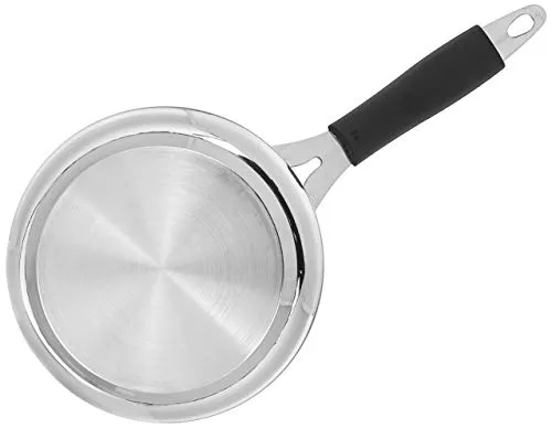 Amazon Brand - Solimo Stainless Steel T Pan, Induction Base, 1.5 Litre