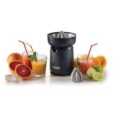 Ariete Citrus Juicer 40W 2 Removable ConesDust CoverDark Gray