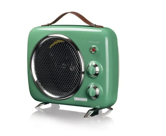 Ariete Vintage Fan Heater Retro Green 1000W