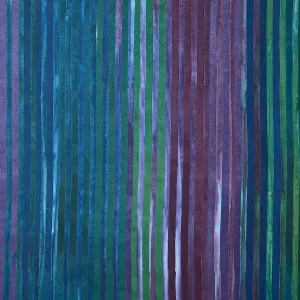 Artisan Batiks - World of Stripes Teal Yardage