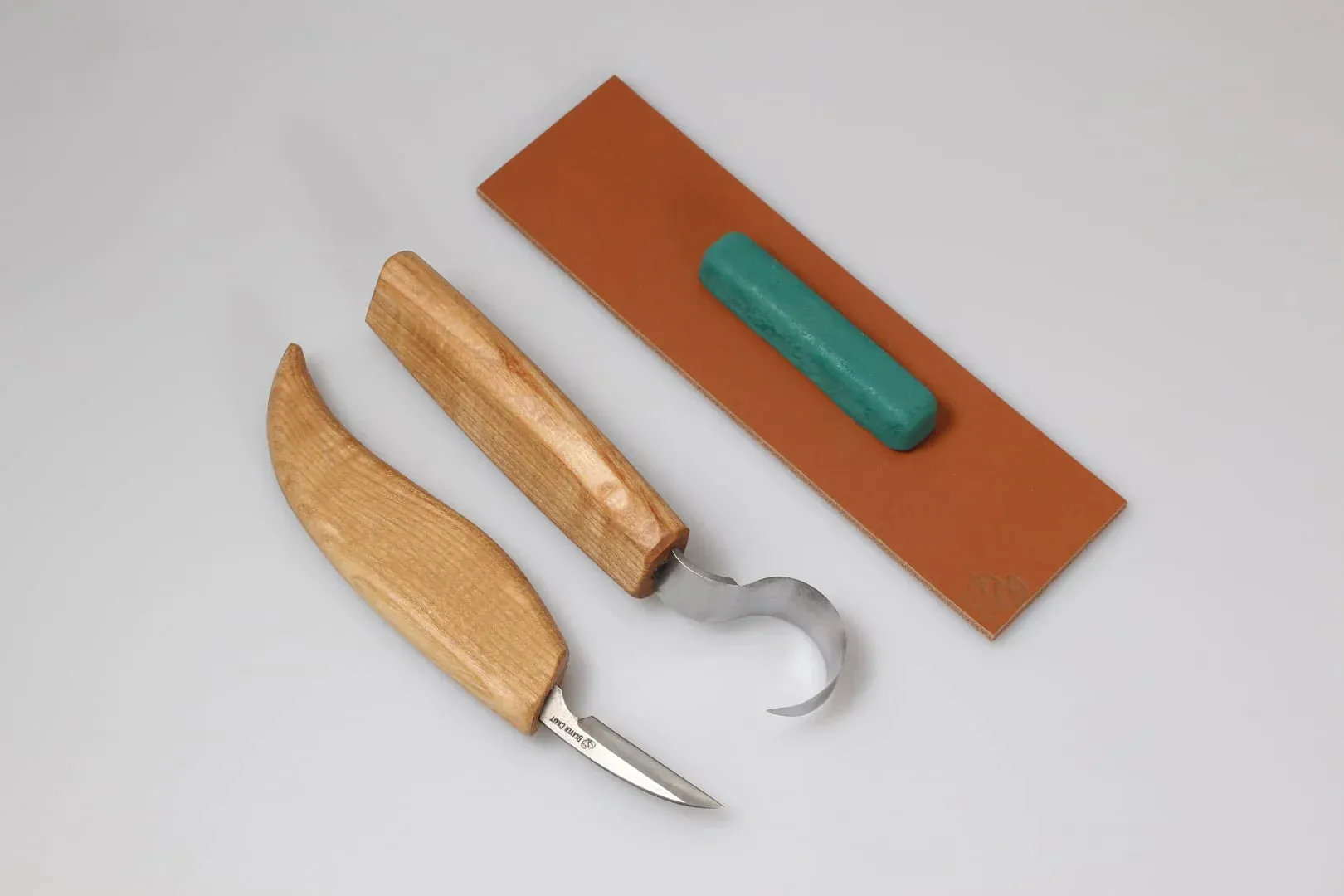 BeaverCraft (S02) Right-Handed Spoon Carving Set with Detail Knife