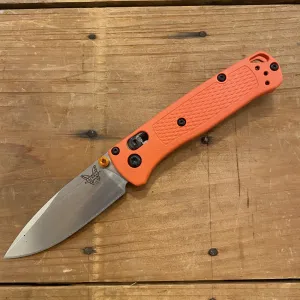 Benchmade 533 Mini Bugout Drop Point CPM-S30V AXIS Lock Orange Handle