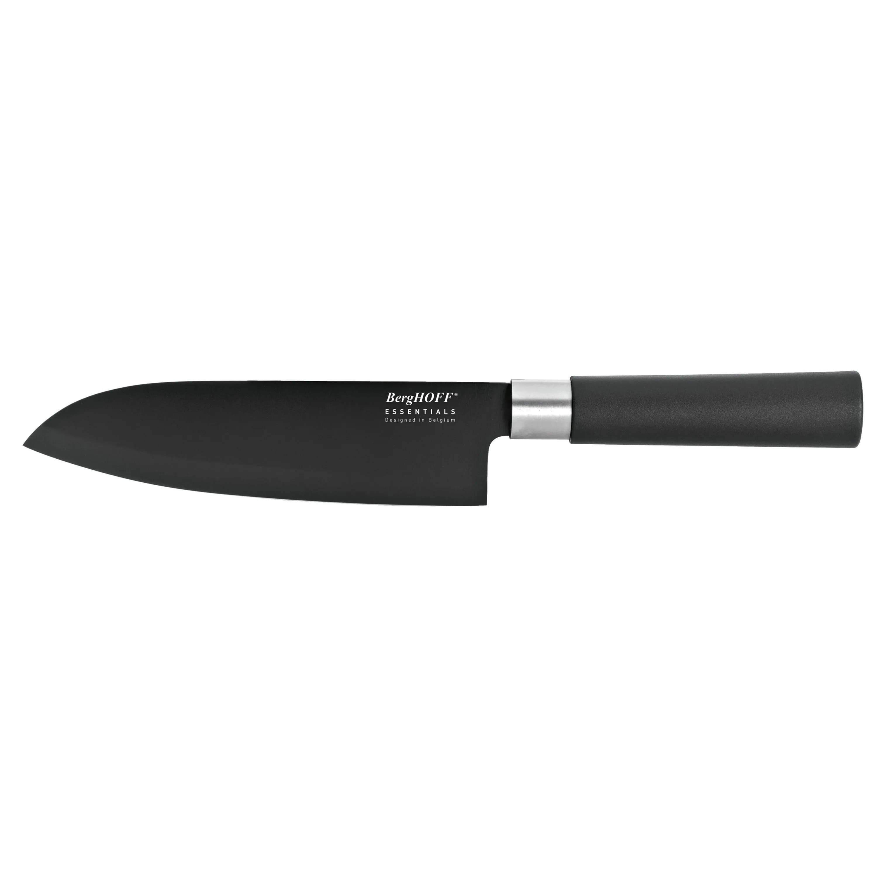 BergHOFF Essentials 4Pc Ceramic Coated Stainless Steel Knife Set, Black