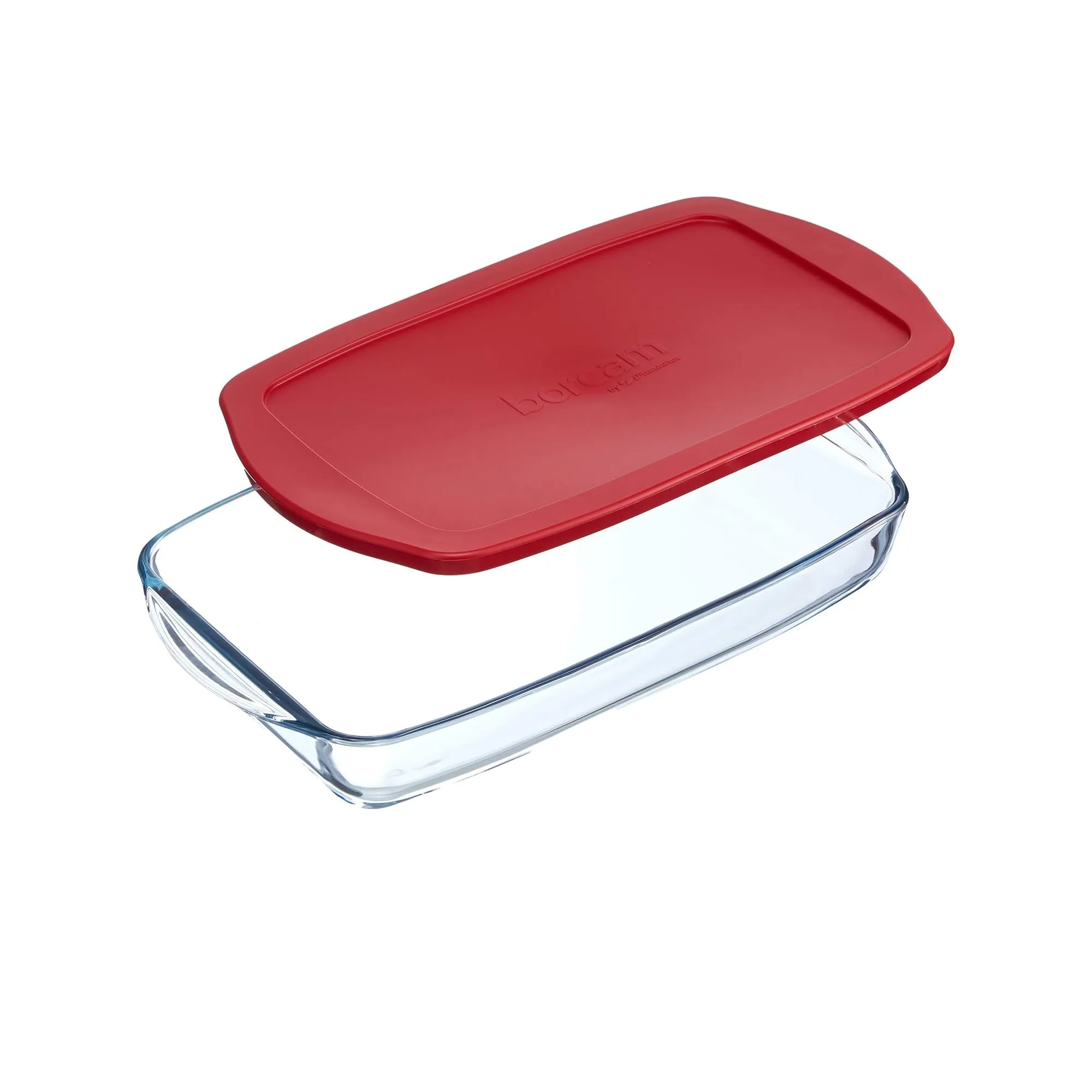 Borcam Rectangular Casserole with Lid Clear