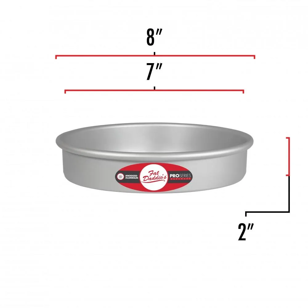 Cake Pan 7x2 Fixed Bottom