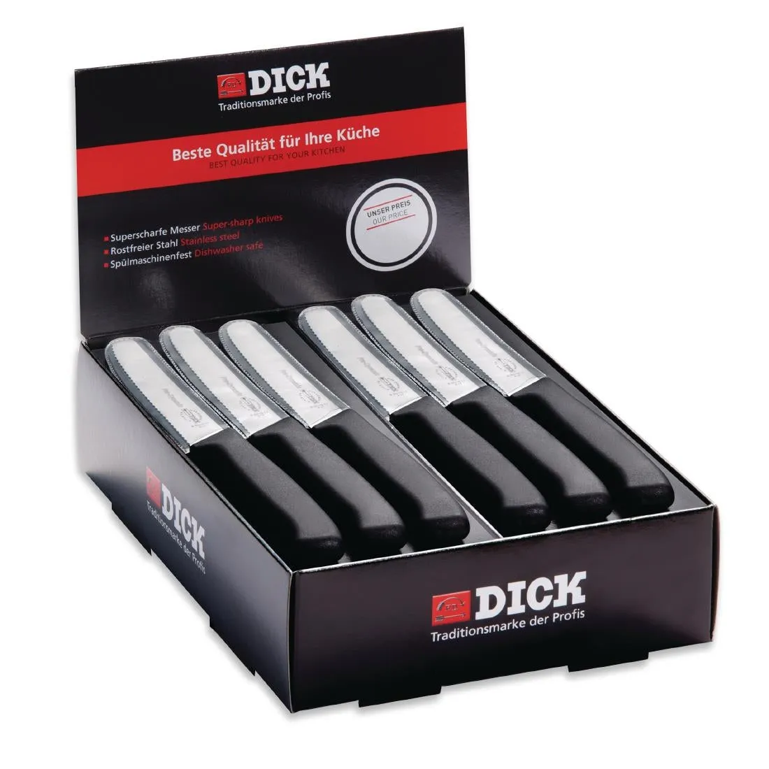 CN556 Dick Countertop 40 Piece Utility Knife Box Black