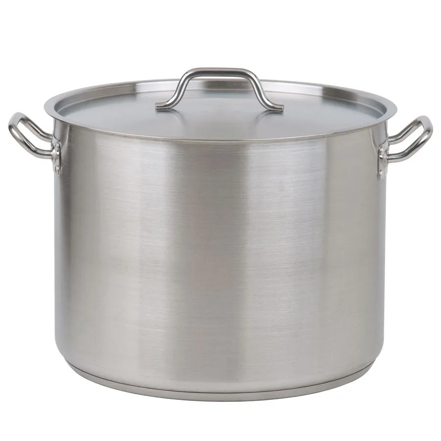 Empire Stainless Steel Stock Pot with Lid 17 Litre - B05633