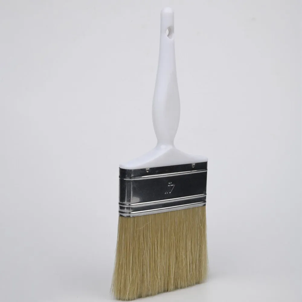 Flat Pastry Oil Brush with Boar Bristle and PVC Handle | 1 Piece