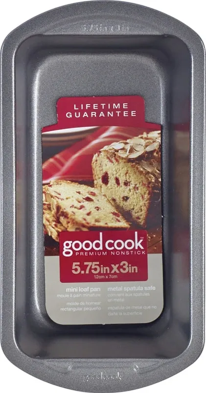 Goodcook 04024 Non-Stick Loaf Pan, 10-1/2 in L, 8.8 in W, 8.1 in H, Steel, Dishwasher Safe: Yes :EA: QUANTITY: 1