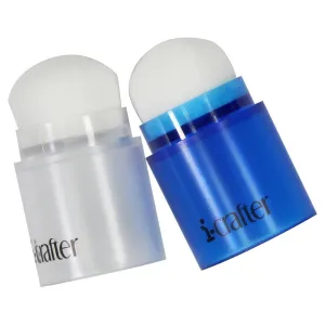 i-crafter i-Brush Blender Brushes 2 pack  - Blue/Clear^