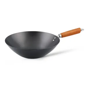 Ken Hom 35cm Classic Non-Stick Carbon Steel Wok