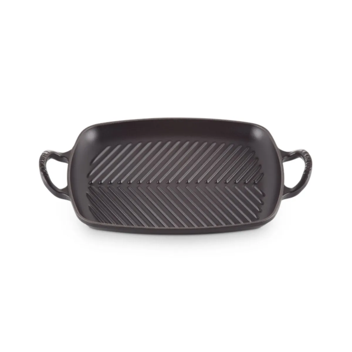 Le Creuset Signature Rectangle Grill Satin Black 30x26cm