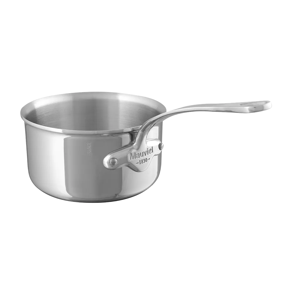 Mauviel M'COOK 5-Ply Sauce Pan With Cast Stainless Steel Handle, 1.8-Qt