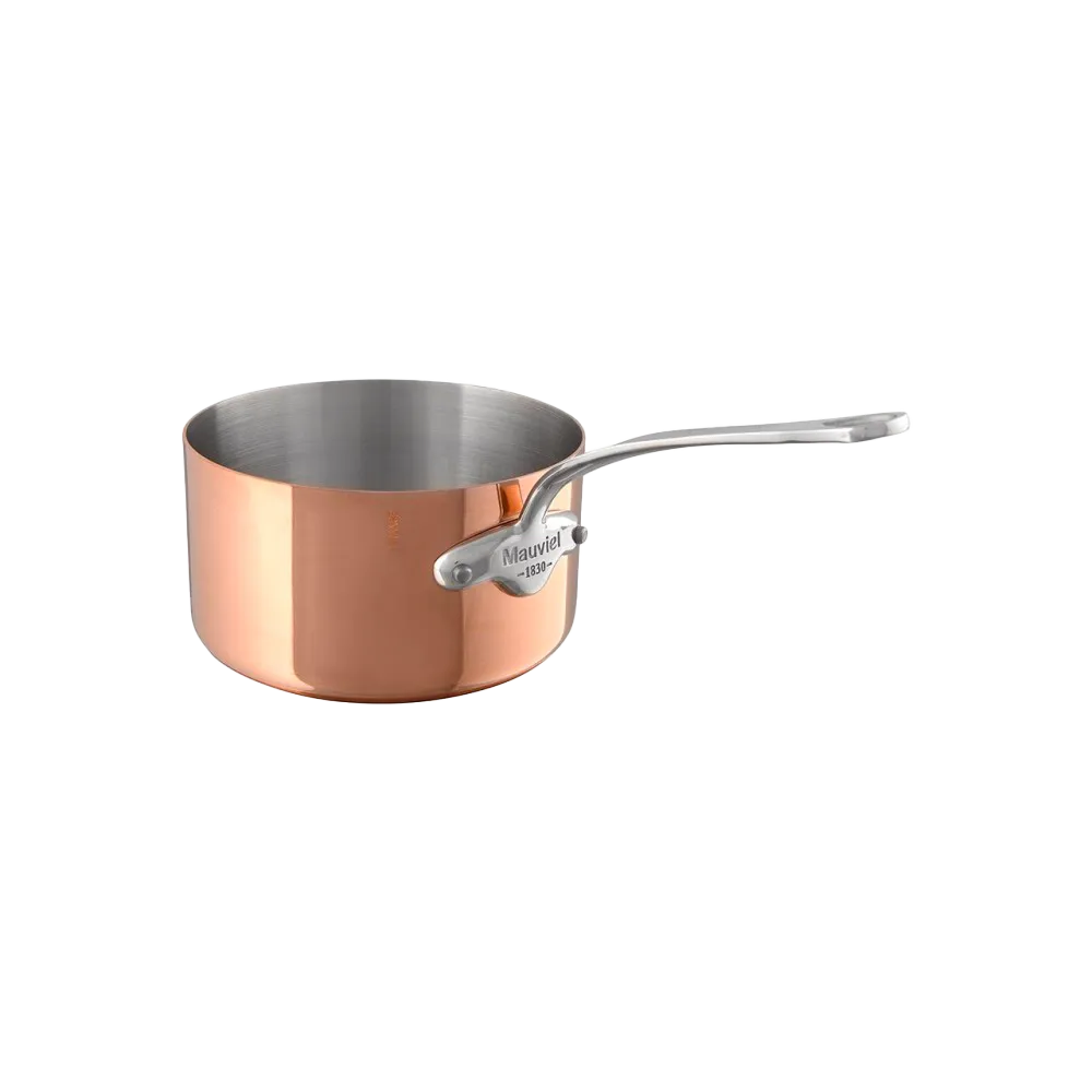 Mauviel M'Heritage 150 S Copper Sauce Pan With Cast Stainless Steel, 3.4-Qt