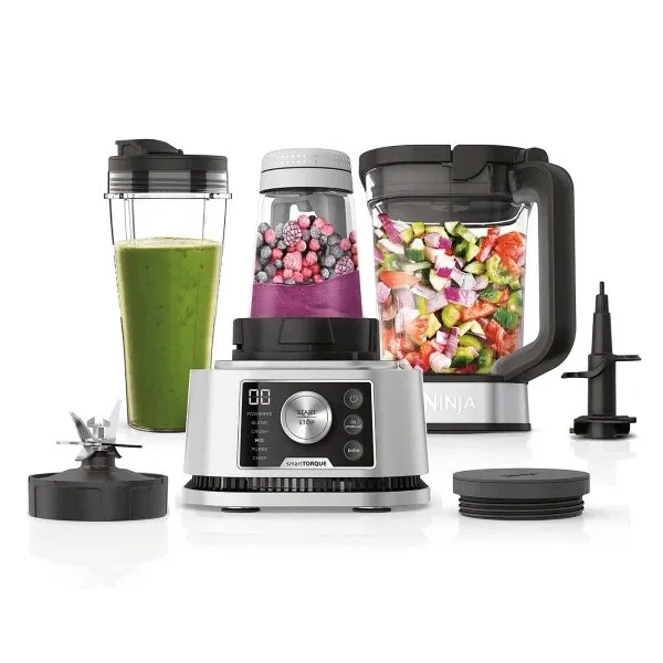 Ninja CB350UK 3-in-1 Foodi Power Nutri Blender with Auto-iQ, Silver