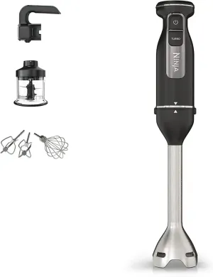 Ninja Foodi CI100UK 3-in-1 Hand Blender, Mixer & Chopper - Black