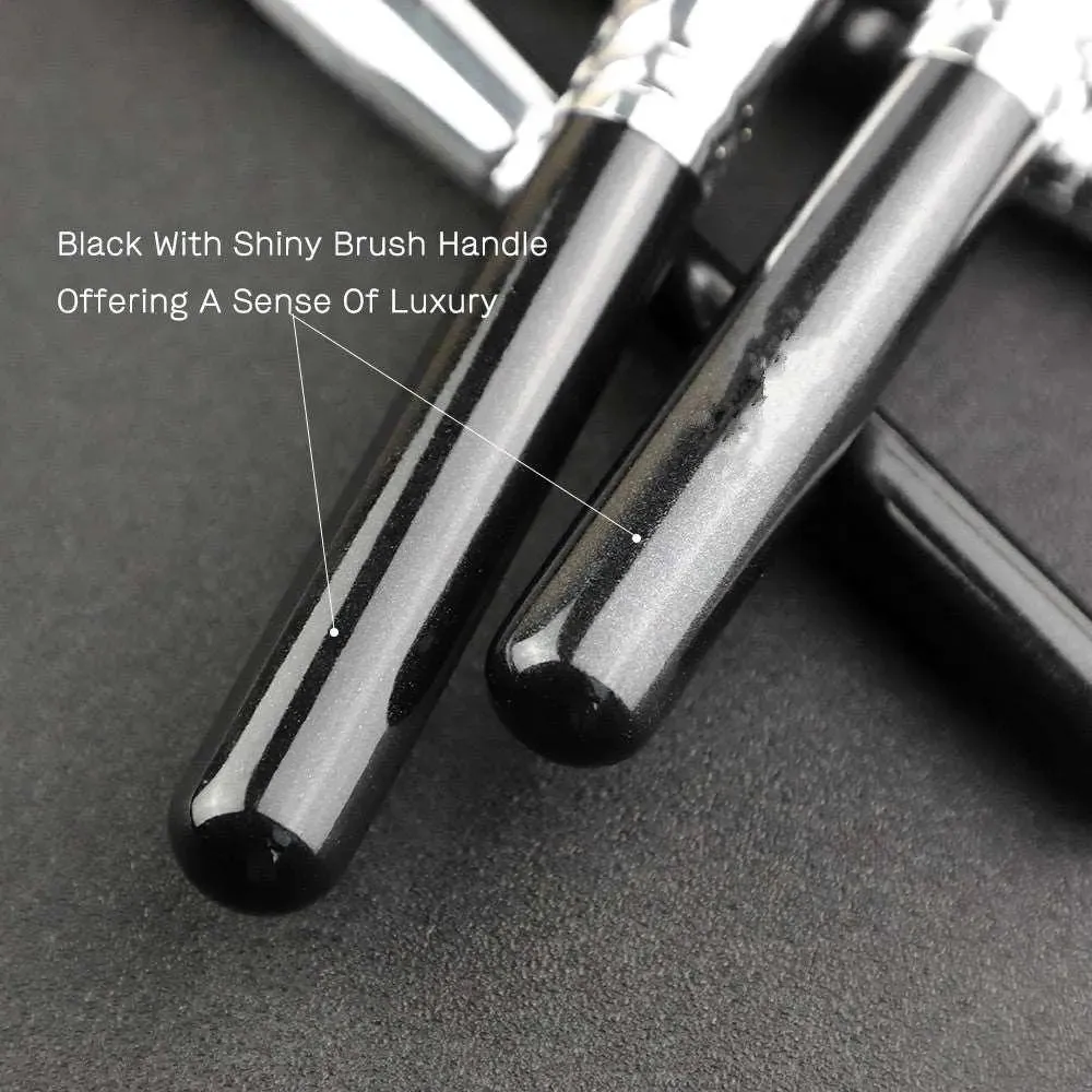 Professional Black Makeup Brush Set for Flawless Looks