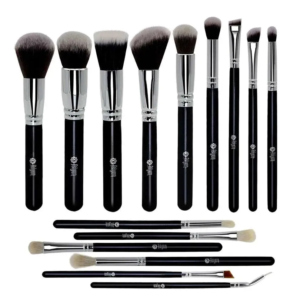 Professional Black Makeup Brush Set for Flawless Looks