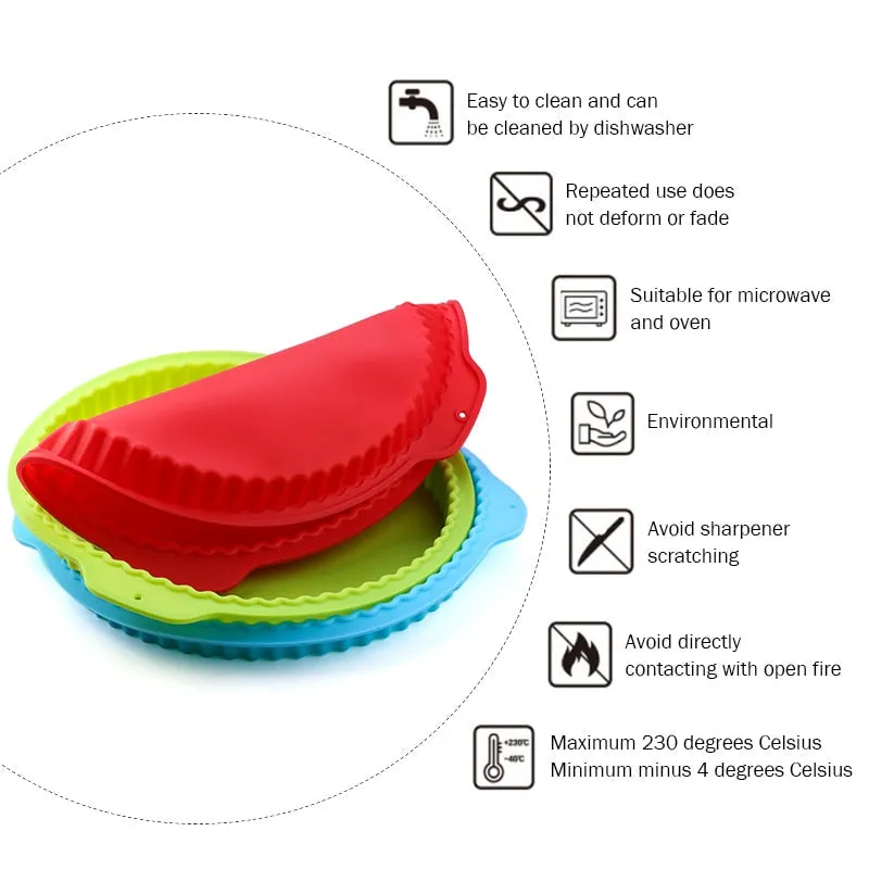 Round Wave Edge Silicone Baking Pan