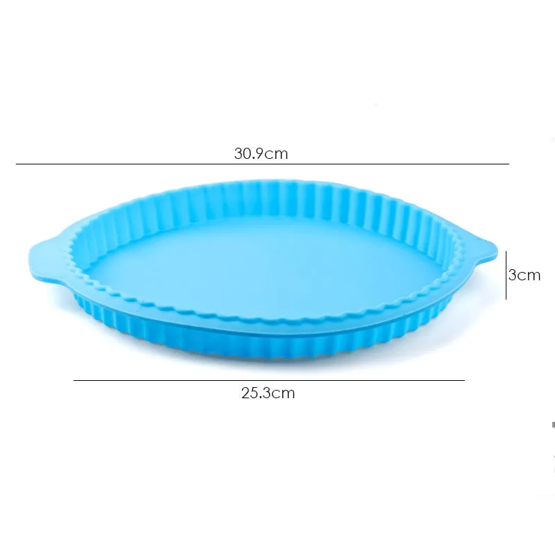 Round Wave Edge Silicone Baking Pan