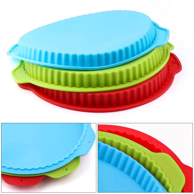 Round Wave Edge Silicone Baking Pan