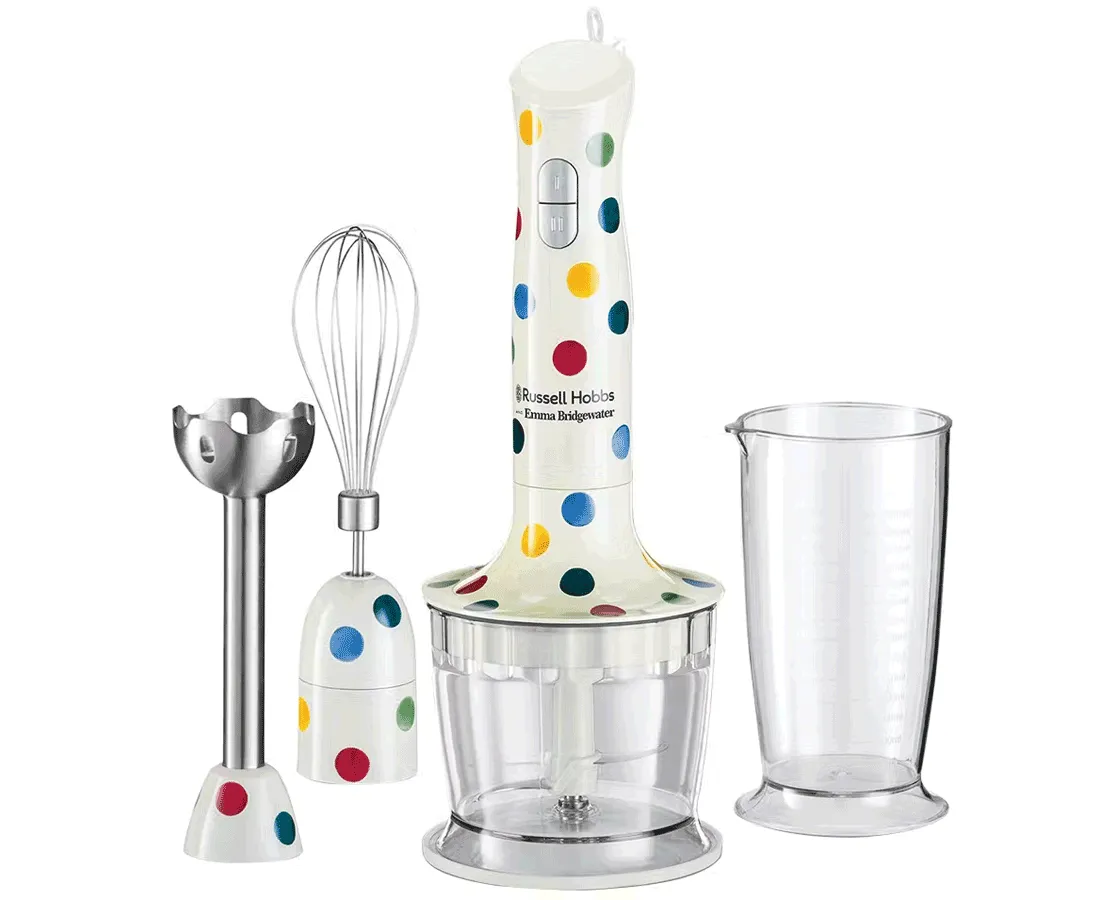 Russell Hobbs x Emma Bridgewater Polka Dot 3-in-1 Blender Set