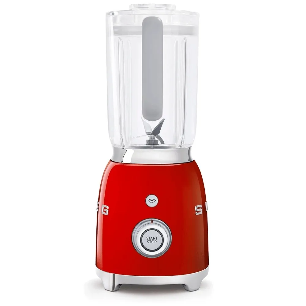 SMEG BLF01RDUK 50's Style Blender, 4 Speeds, 800W, 19.7cm Wide - Red