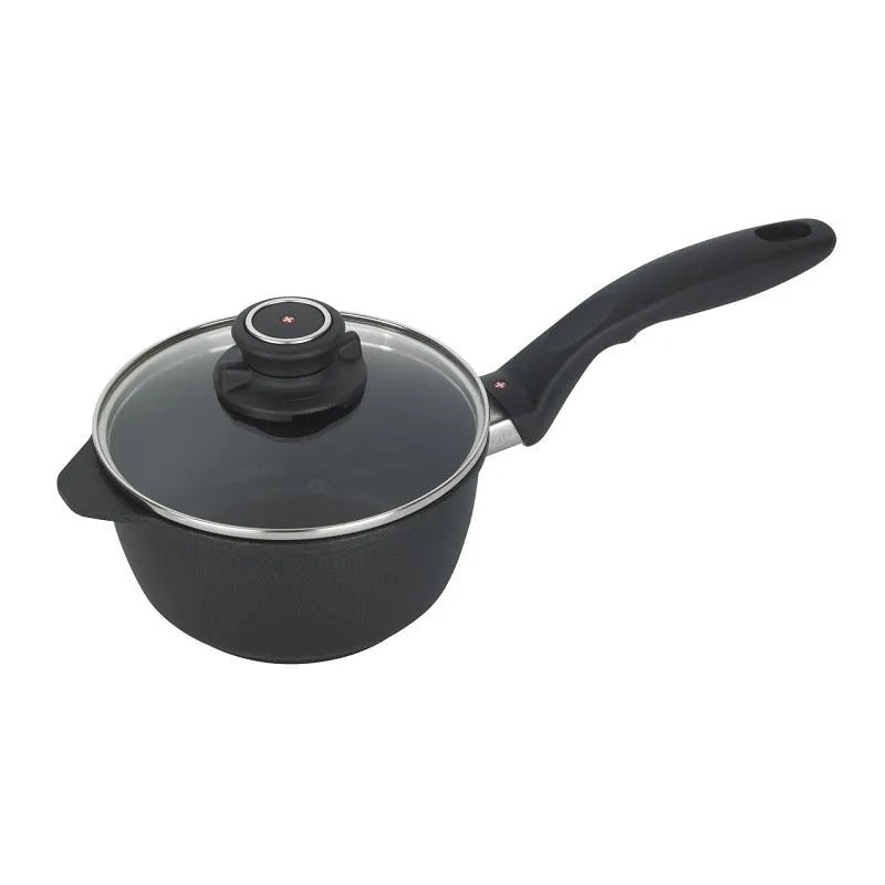 Swiss Diamond XD 1.4 qt Nonstick Saucepan with Glass Lid