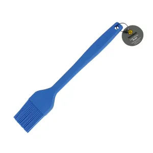 ThermoWorks High-Temp Large Silicone Basting Brush Dishwasher Safe BPA-Free Blue