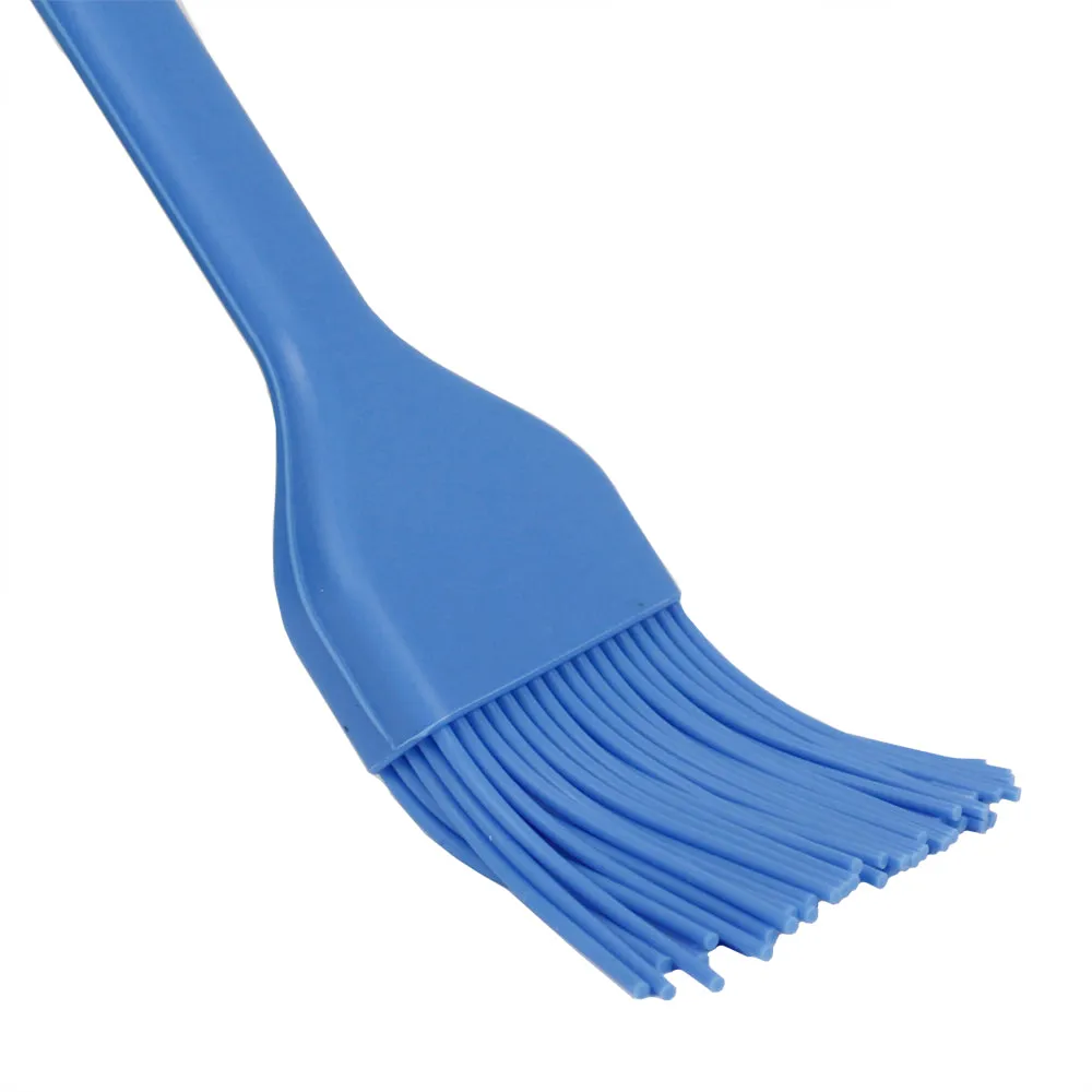 ThermoWorks High-Temp Large Silicone Basting Brush Dishwasher Safe BPA-Free Blue