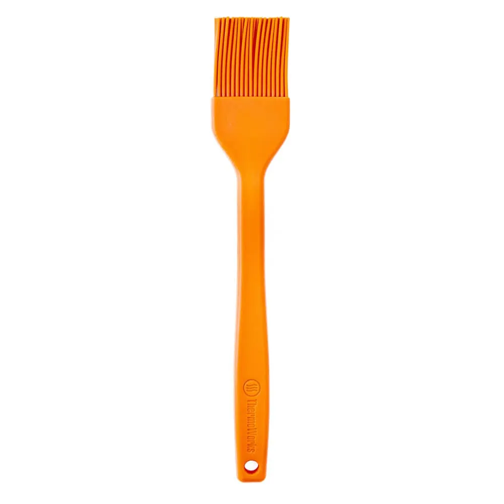 Thermoworks High-Temperature Silicone Basting Brush 600°F Orange TW-BRUSH-OR