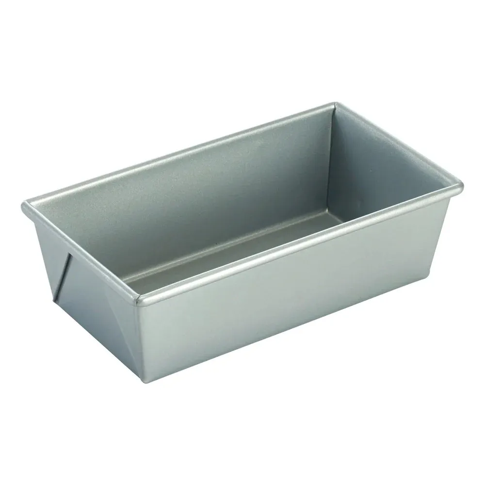 Winco HLP-84 Loaf Pan, 1 Lb, 8-1/2"x4-1/2"x2-3/4"H,  0.6mm, Silicon Glaze, Aluminium Steel