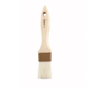 Winco WFB15 Boar Hair Pastry and Basting Brush with Wooden Handle | Denson CFE