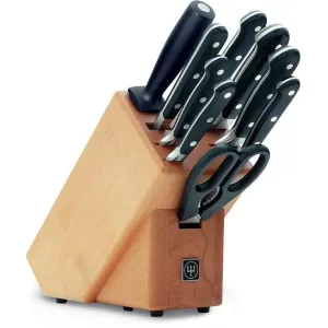 Wusthof Classic 10-Piece Knife Natural Block Kit 1090170901